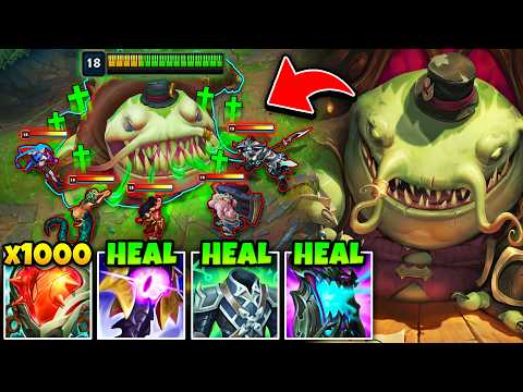 TAHM KENCH BUT I'M A LITERAL RAID BOSS WHO CAN 1V5 YOUR TEAM (200K DAMAGE TANKED)