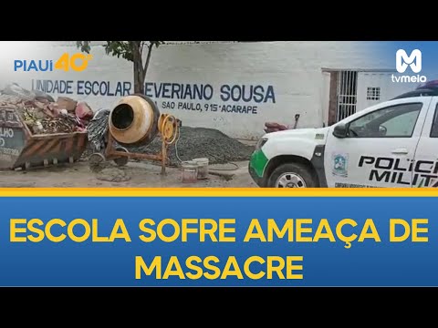 Escola de Teresina sofre ameaça de massacre pelas redes sociais e recebe reforço policial