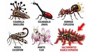 Todos los Insectos que No Creerás que Existen Explicados en 6 minutos