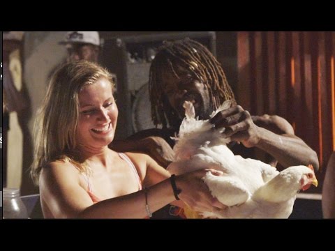 World Famous Chicken Drop in San Pedro, Ambergis Caye Belize