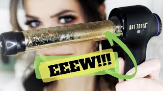 How To Clean Your Curling Iron | Using What you Already Have | UNBELIEVABLE Results!