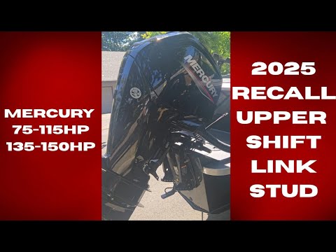 2025 Mercury Marine RECALL Shift Stud | What I'm Doing About It 75-115, 135-150 hp
