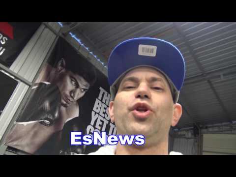 Mikey Garcia Fan Workout Day Sat 2pm Oxnard CA EsNews Boxing