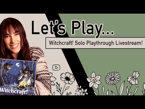 Let's Play... Witchcraft! | SOLO PLAYTHROUGH LIVESTREAM