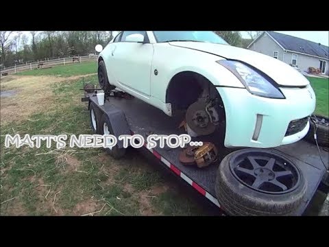 350Z BREMBO BRAKE UPGRADE / INSTALL