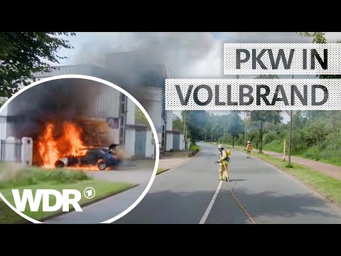 Auto in Flammen: Feuer droht auf Gebäude überzugreifen | S08/E06 | Feuer & Flamme | WDR