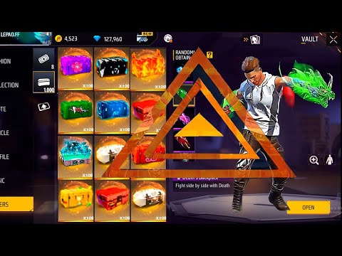 OPEN THE BEST 😱 1000 BOXES AND 50 PACKAGES 📦 OLD PASS BOXES 👊 FREE FIRE
