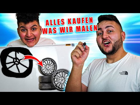 😛 I BUY everything you DRAW CHALLENGE | Can Wick