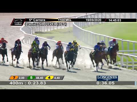19/09/2020 – Hipodromo Maroñas – Carr 5 – SIR FEVER (2014)