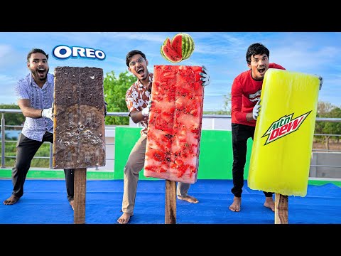 We Made Biggest Watermelon & Oreo Ice Cream | 100% Real & Tasty