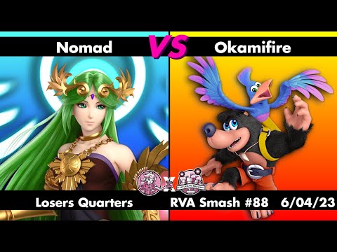 RVA Smash #88: Nomad (Palutena) vs Okamifire (Banjo & Kazooie) | Losers Quarters | 28 Entrant | SSBU