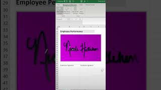 Signature. Add your handwritten signature to an Excel file. - Excel Xpert tutorial video