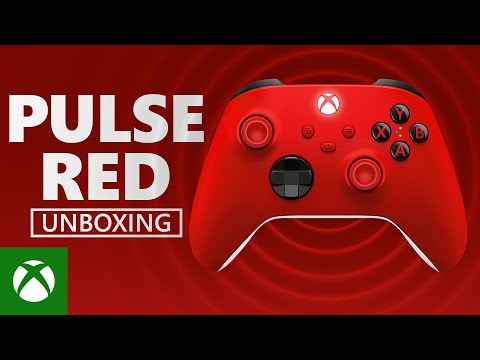 Unboxing Xbox Pulse Red Wireless Controller – Xbox Series X|S