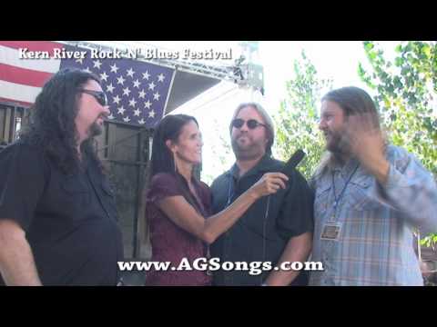 Alastair Greene Band Chats With Kelly Z @ Kern River Rock 'N' Blues Festival 2012