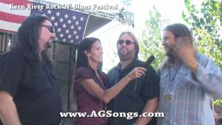 Alastair Greene Band Chats With Kelly Z @ Kern River Rock 'N' Blues Festival 2012