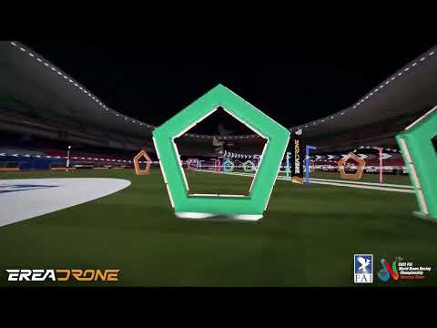 2023 FAI World Drone Racing Championship - Track - Demo flight