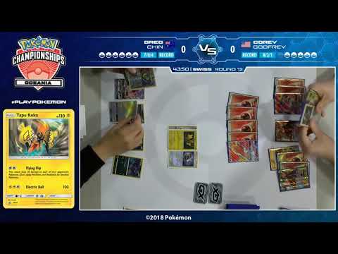 TCG Greg Chin Vs Corey Godfrey -2018 Oceania International Championships Swiss R12