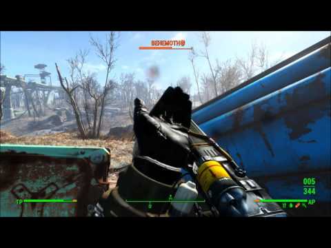 Fallout 4 killing Behemoth at Level 16 in survival Mode + location
