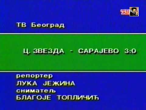 Crvena Zvezda - Sarajevo 3:0 (1990.)