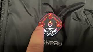 Unboxing FUNPRO Women's Lightweight Heated Vest Smart Heating Vest Lights-out Design
