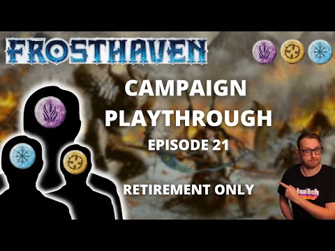 Frosthaven - Retirement and unlocks Trap / Kelp / Snowflake - Full Playthrough Ep 21