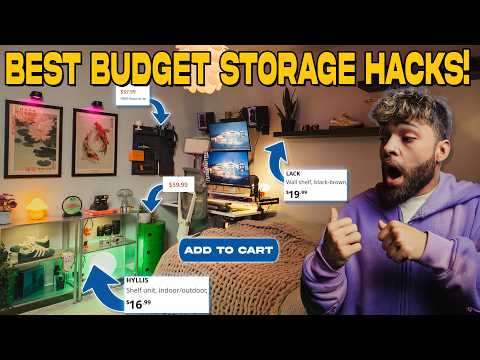 Space-Saving Hacks for Tiny Bedrooms (AMAZON & IKEA FINDS)