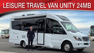 A preview image of the linked video showcasing 2018 Leisure Travel Van Unity 24MB
