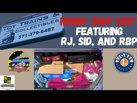 Hobby Shop Hop: Episode 4: Trip to Toy Trains and Collectibles with Sid, RJ, and RBP