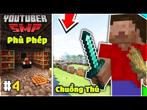 Minecraft Youtuber SMP #4 |  VISIT THE HOME OF YOUTUBERS AND UPGRADE THE BASICS!