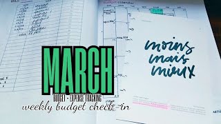 weekly budget check-in 03/01-03/07