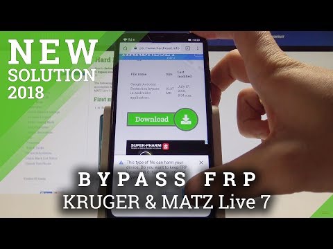 How to Bypass Google Verification in KRUGER & MATZ Live 7 - Unlock FRP Solution
