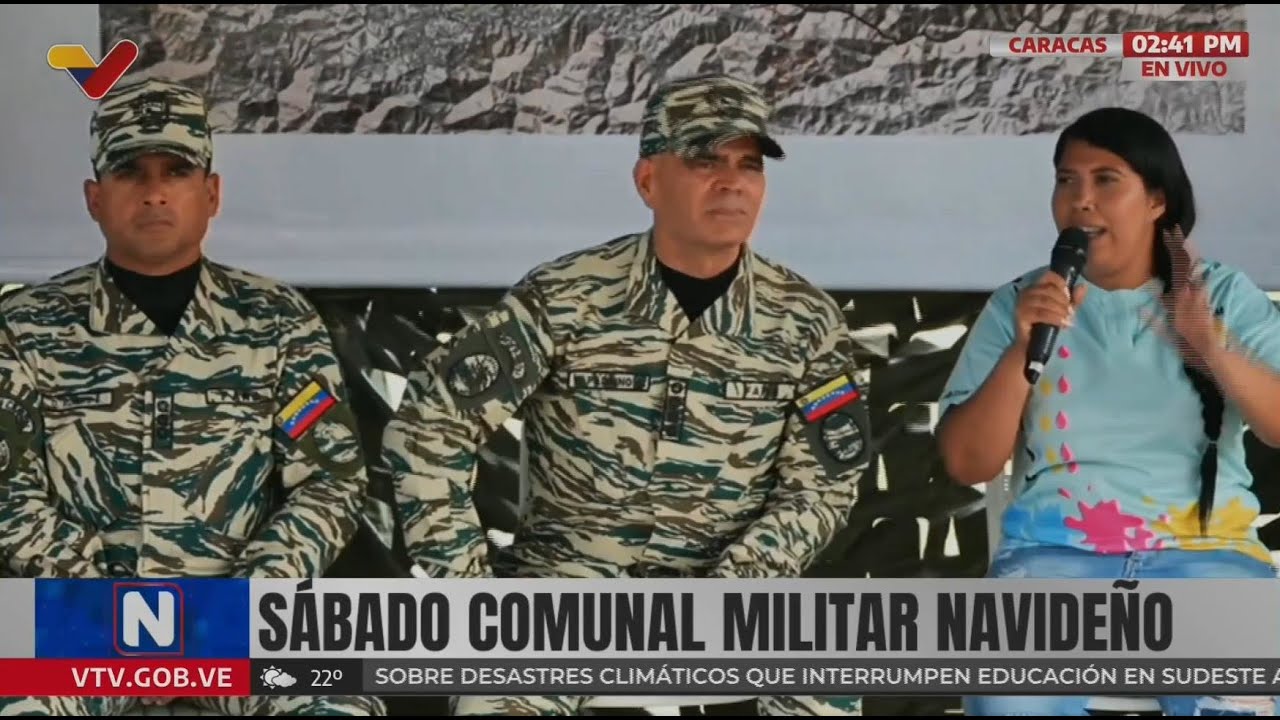 Vladimir Padrino en la comuna Ojos de Agua, 6 de diciembre de 2025