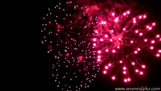 preview picture of video 'Driggs,Idaho Fireworks 2014.  Celebrate America Event'