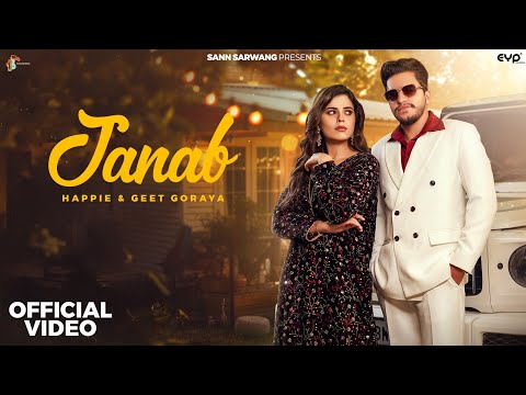 Janab (Official Music Video): Happie | Komal Chaudhary | Latest Haryanvi Song 2024