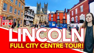 LINCOLN UK A full Lincoln Tour as we take a gentle Lincoln Walk through the City Centre from