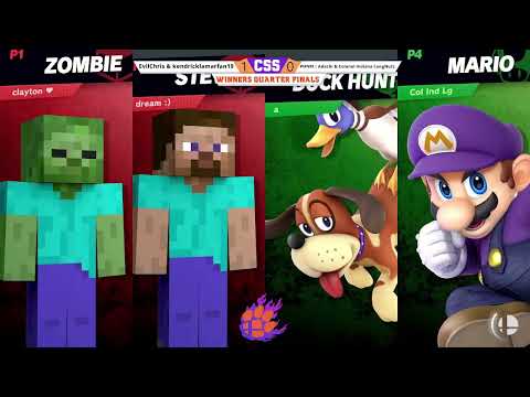 CSS 36 Doubles - WQ - TurtleChris & klf19 (Steve/Cloud) vs. Adachi & BigBoss (DH/Mario) - SSBU