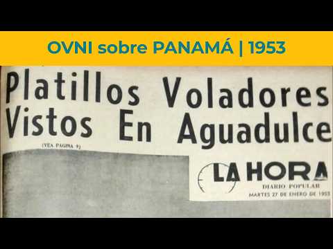 OVNI sobre Panamá (1953): Análisis del documento desclasificado del Proyecto Libro Azul 🛸🇵🇦
