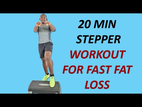 20 Minute Simple Stepper Workout for FAST FAT LOSS