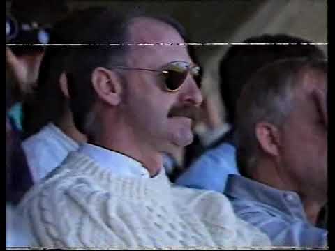 Dennis Lillee watching West Coast v Essendon 1991 at Subiaco