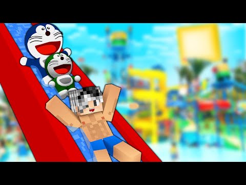 TOMBİŞ VE BEBEK TOMBİŞ SU PARKINA GİTTİ 😱 - Minecraft