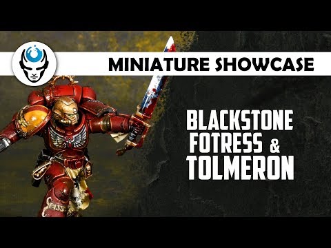 BLACKSTONE FORTRESS & TOLMERON LVL 4/5 MINIATURE SHOWCASE 4K