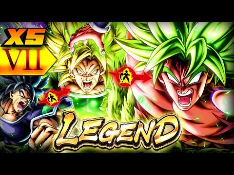 WTF DID THEY CREATE??? LEGEND BROLY IS RIDICULOUS w/ 5x Zenkai Buffs! (Dragon Ball LEGENDS)