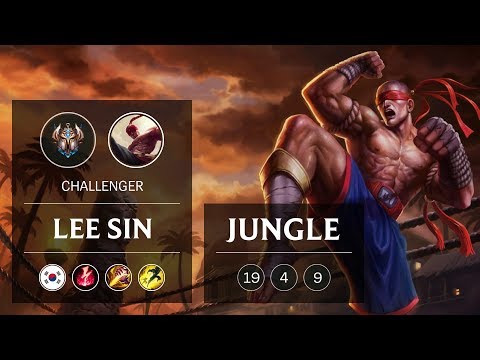 Lee Sin Jungle vs Kha'Zix - KR Challenger Patch 8.24