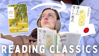 Reading JAPANESE CLASSICS, but in original japanese 🇯🇵😈 || 2025 Reading Vlogs