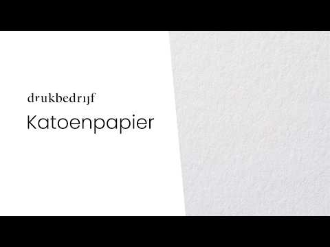 Katoenpapier
