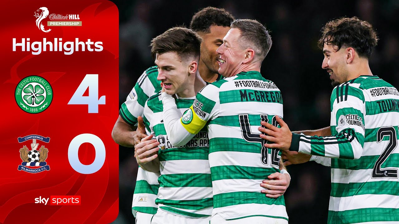 Tierney scores as Celtic THUMP Killie! | Celtic 4-0 Kilmarnock | Scottish Premiership Highlights