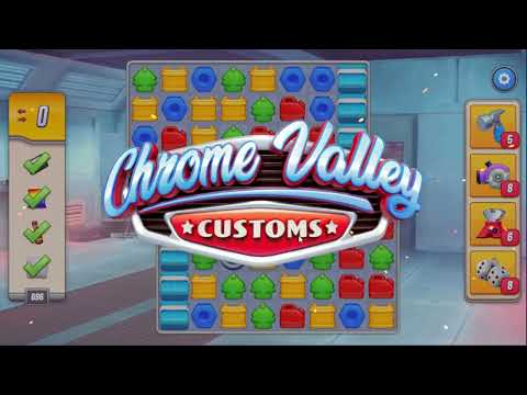 Chrome Valley Customs Level 696 - NO BOOSTERS GAMEPLAY + FULL STORY 🚘🔧 | SKILLGAMING ✔️