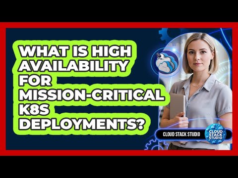 What Is High Availability For Mission-critical K8s Deployments? - Cloud Stack Studio