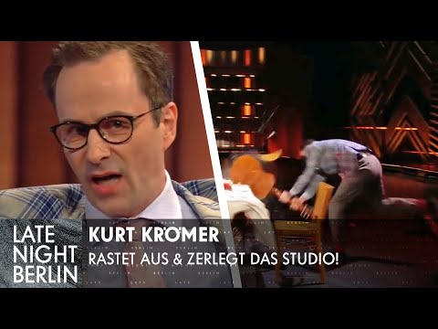 Kurt Krömer freaks out and destroys the studio! | Late Night Berlin | ProSieben
