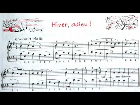 Méthode Rose, page 31: Hiver, Adieu !